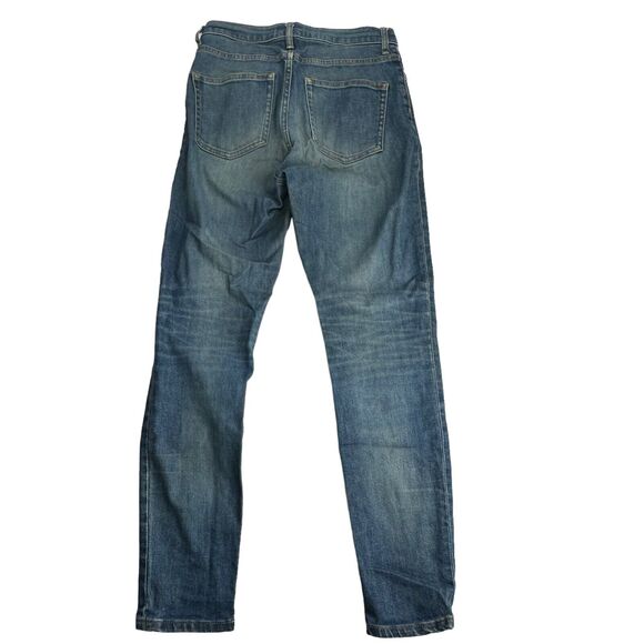 Everlane High Waist Straight Medium Wash Jeans Womens Size 27 - Picture 2 of 5